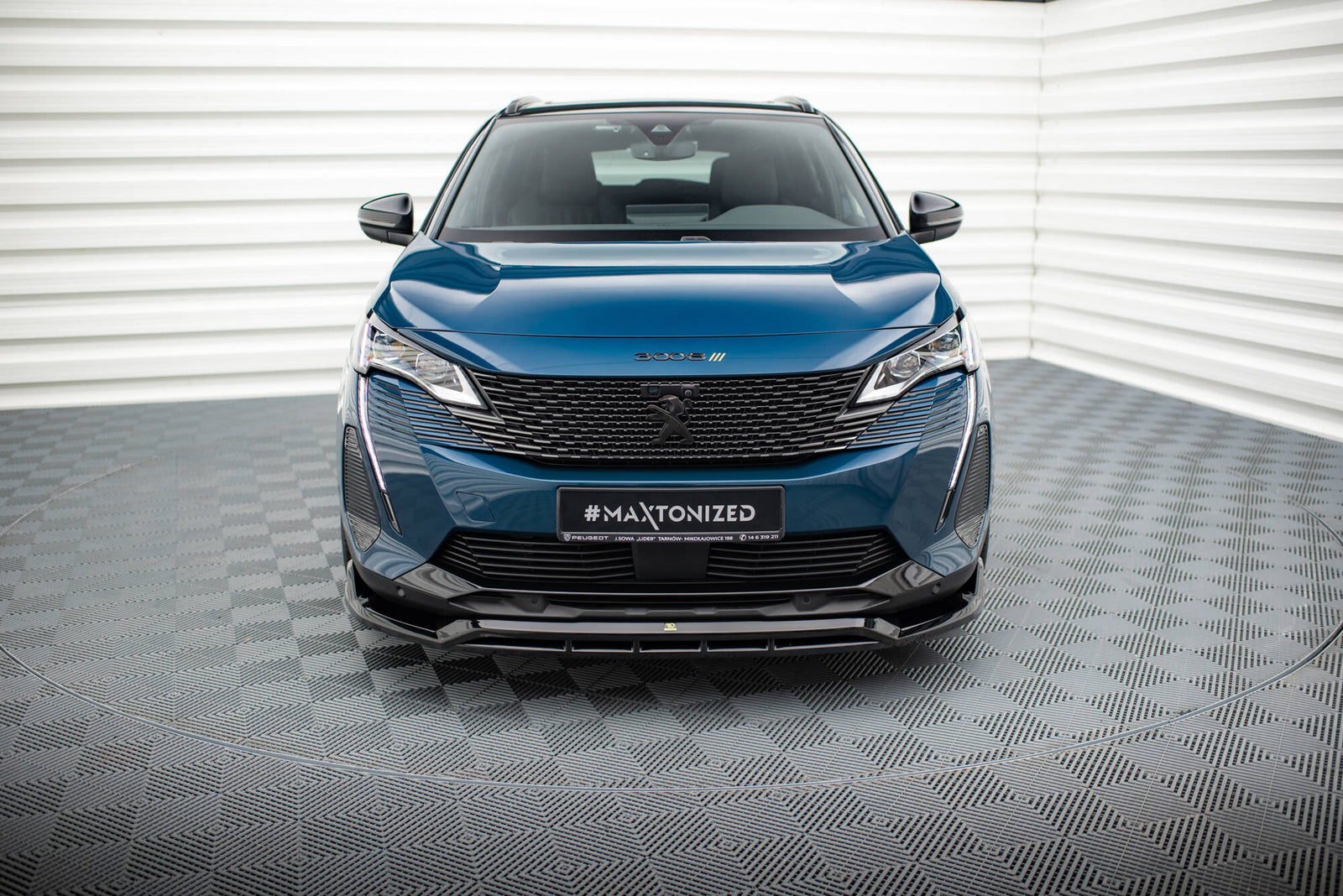 Splitter Przedni Peugeot 3008 GT-Line Mk2 Facelift Maxton