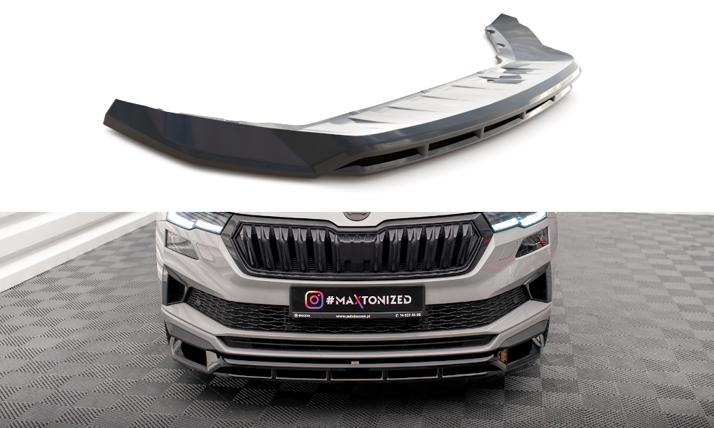 Splitter Przedni Maxton Skoda Karoq Sportline Facelift