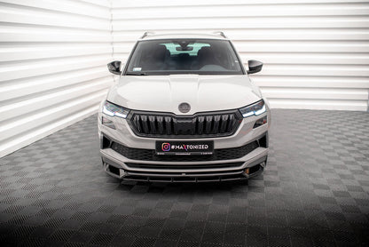 Splitter Przedni Maxton Skoda Karoq Sportline Facelift