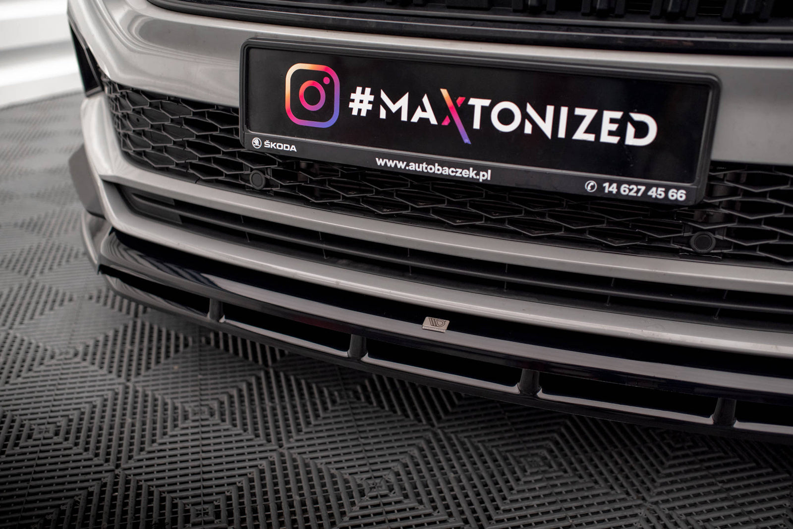 Splitter Przedni Maxton Skoda Karoq Sportline Facelift