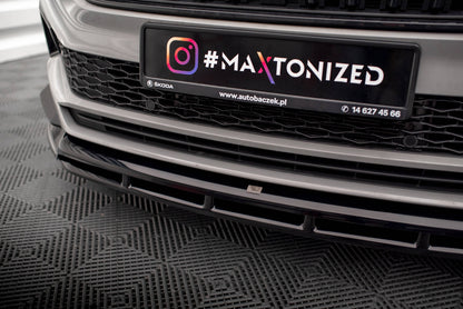 Splitter Przedni Maxton Skoda Karoq Sportline Facelift