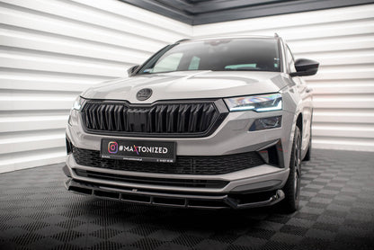 Splitter Przedni Maxton Skoda Karoq Sportline Facelift