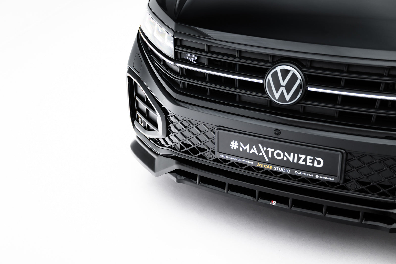 Splitter Przedni Volkswagen Touareg R-Line Mk3 Facelift Maxton