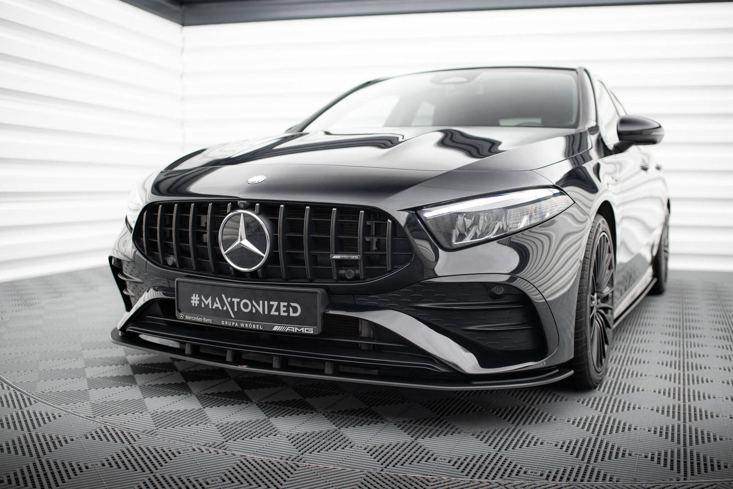 Splitter Przedni Street Pro Mercedes A35 AMG W177 Facelift