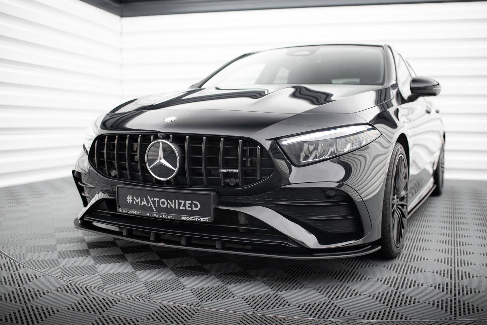 Splitter Przedni Street Pro Mercedes A35 AMG W177 Facelift