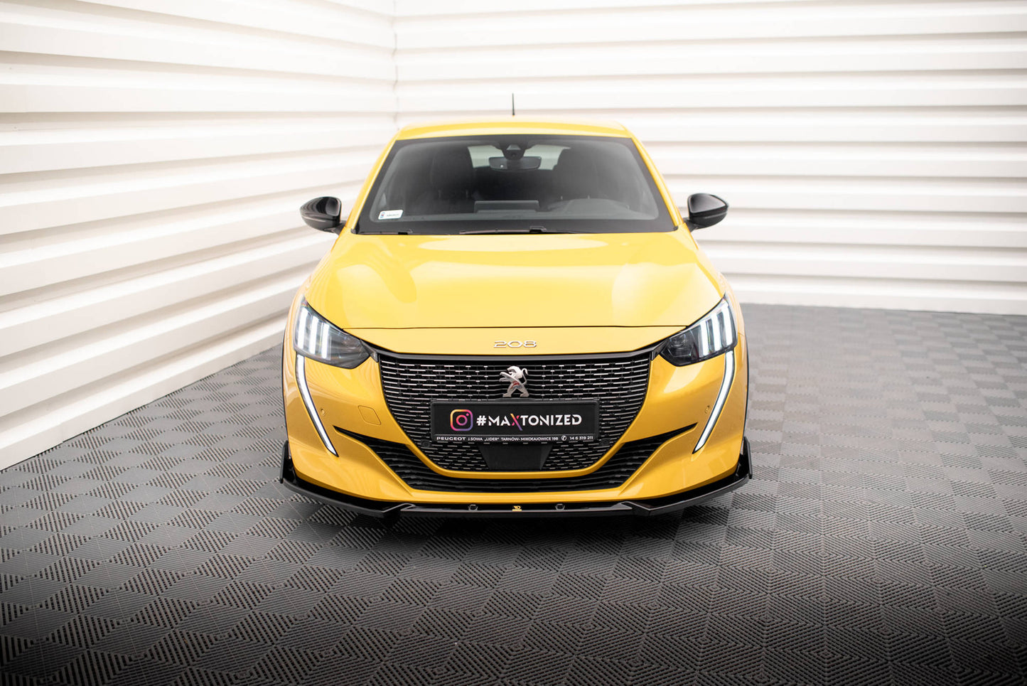 Splitter Przedni + Flaps Peugeot 208 GT Mk2 Maxton Design