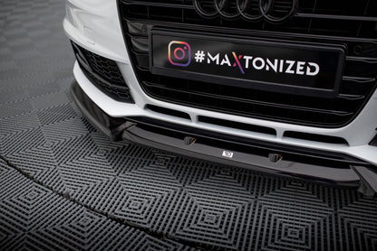 Splitter Przedni Audi A4 B8 Facelift Maxton Design V.1