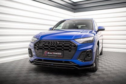 Splitter Przedni V.1 Audi SQ5/Q5 S-Line Mk2 Facelift Maxton