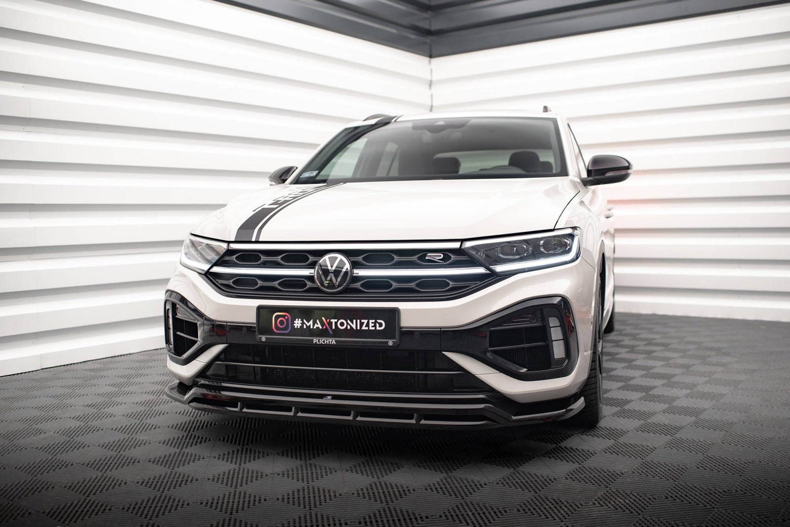 Splitter Przedni Volkswagen T-Roc R Maxton Design V.1