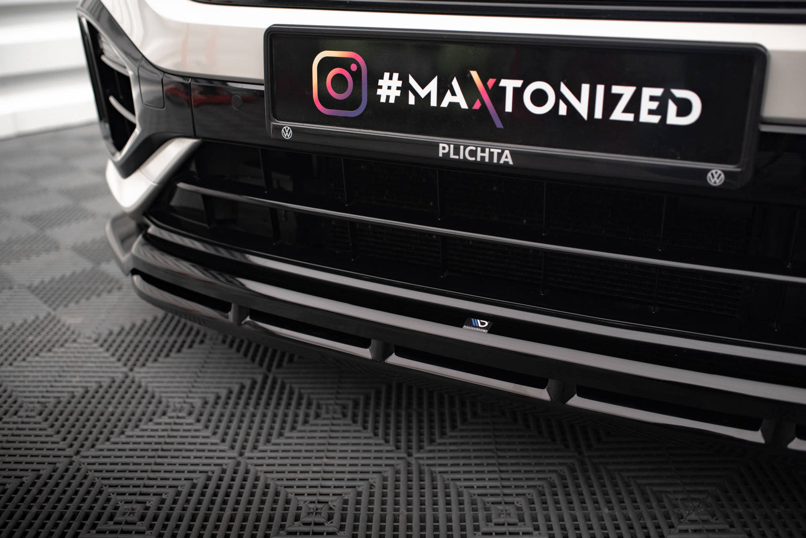 Splitter Przedni Volkswagen T-Roc R Maxton Design V.1