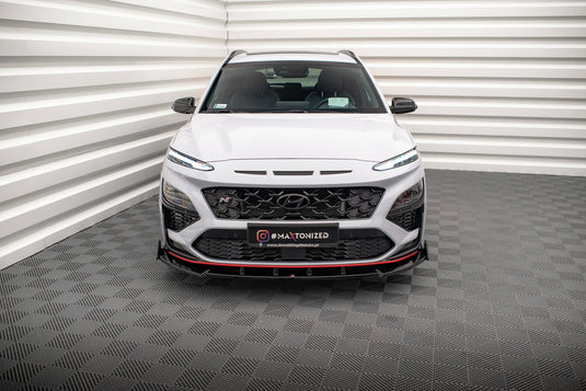 Splitter Przedni V.2 + Flaps Hyundai Kona N Mk1 Maxton Design