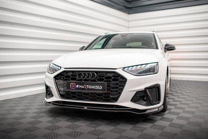 Splitter Przedni V.2 Audi A4 S-Line B9 Facelift Maxton