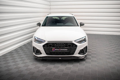 Splitter Przedni V.2 Audi A4 S-Line B9 Facelift Maxton