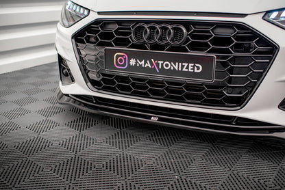 Splitter Przedni V.2 Audi A4 S-Line B9 Facelift Maxton