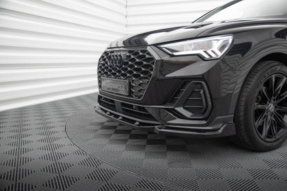 Splitter Przedni V.2 Audi Q3 Sportback F3 Maxton Design