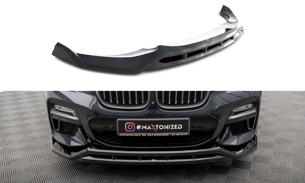 Splitter Przedni V.2 BMW X4 G02 M-Pack Maxton Design