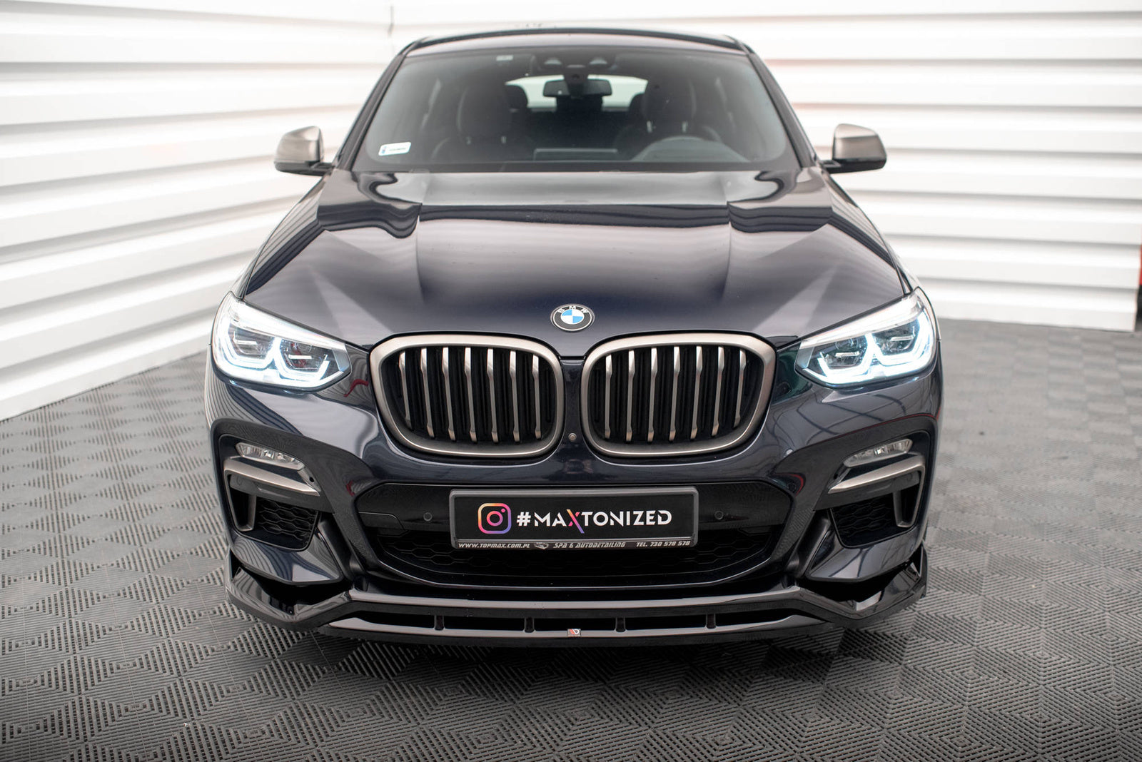 Splitter Przedni V.2 BMW X4 G02 M-Pack Maxton Design