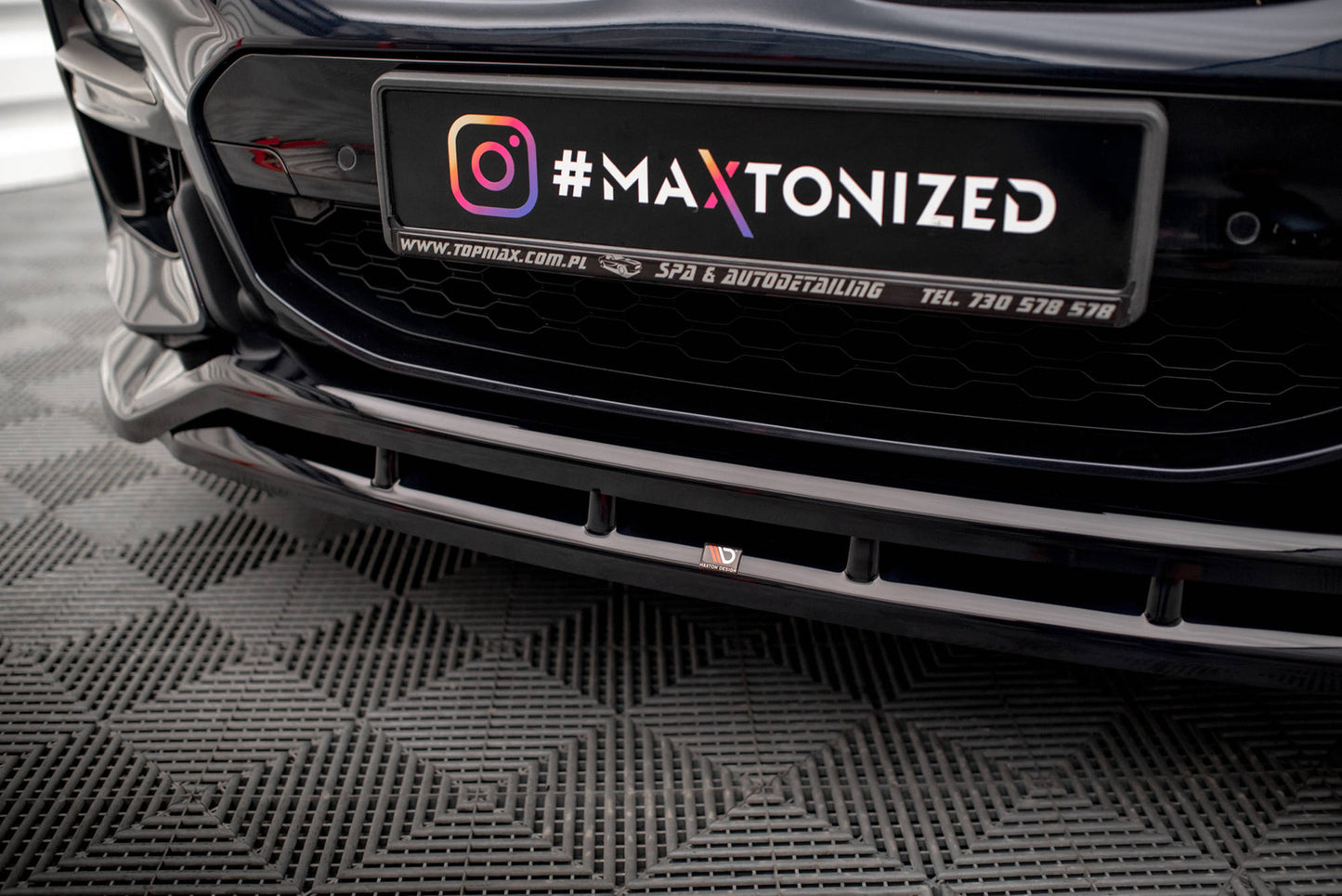 Splitter Przedni V.2 BMW X4 G02 M-Pack Maxton Design