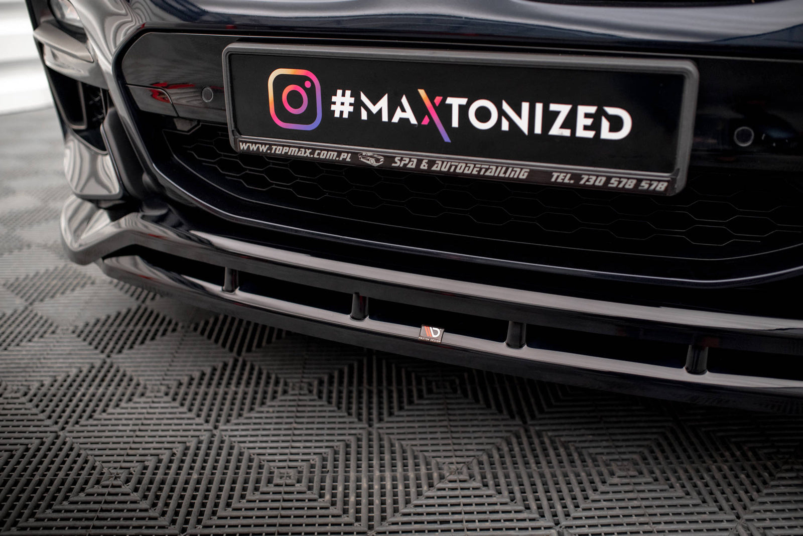Splitter Przedni V.2 BMW X4 G02 M-Pack Maxton Design