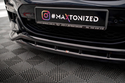 Splitter Przedni V.2 BMW X4 G02 M-Pack Maxton Design