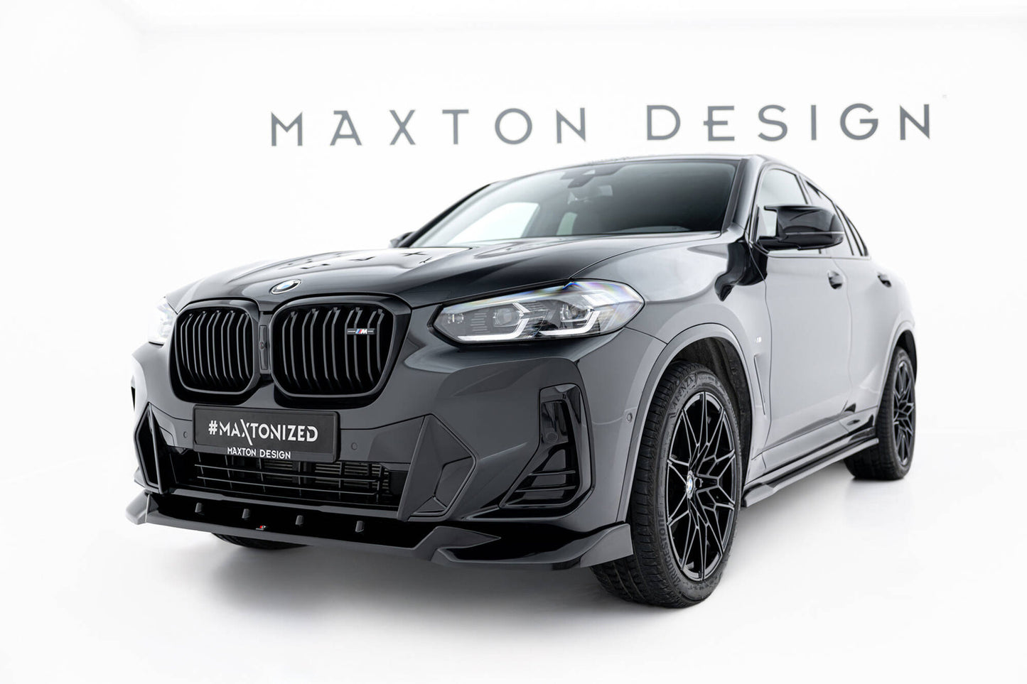 Splitter Przedni V.2 BMW X4 G02 M-Pack Facelift Maxton