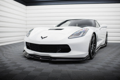 Splitter Przedni V.2 Chevrolet Corvette C7 Z06 Maxton
