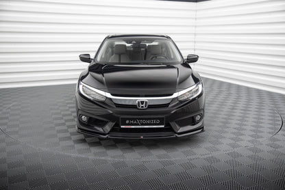 Splitter Przedni V.2 Honda Civic Sedan Mk10 Maxton Design