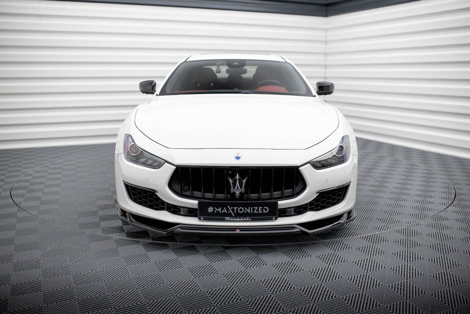 Splitter Przedni V.2 Maserati Ghibli Mk3 Facelift Maxton