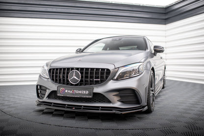Splitter Przedni V.2 Mercedes C43 AMG W205 Facelift Maxton