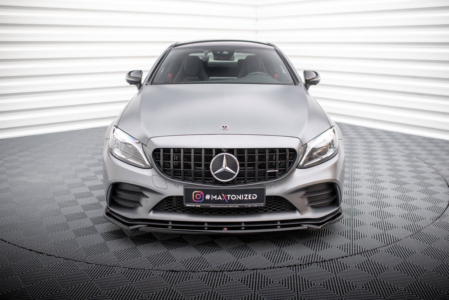 Splitter Przedni V.2 Mercedes C43 AMG W205 Facelift Maxton