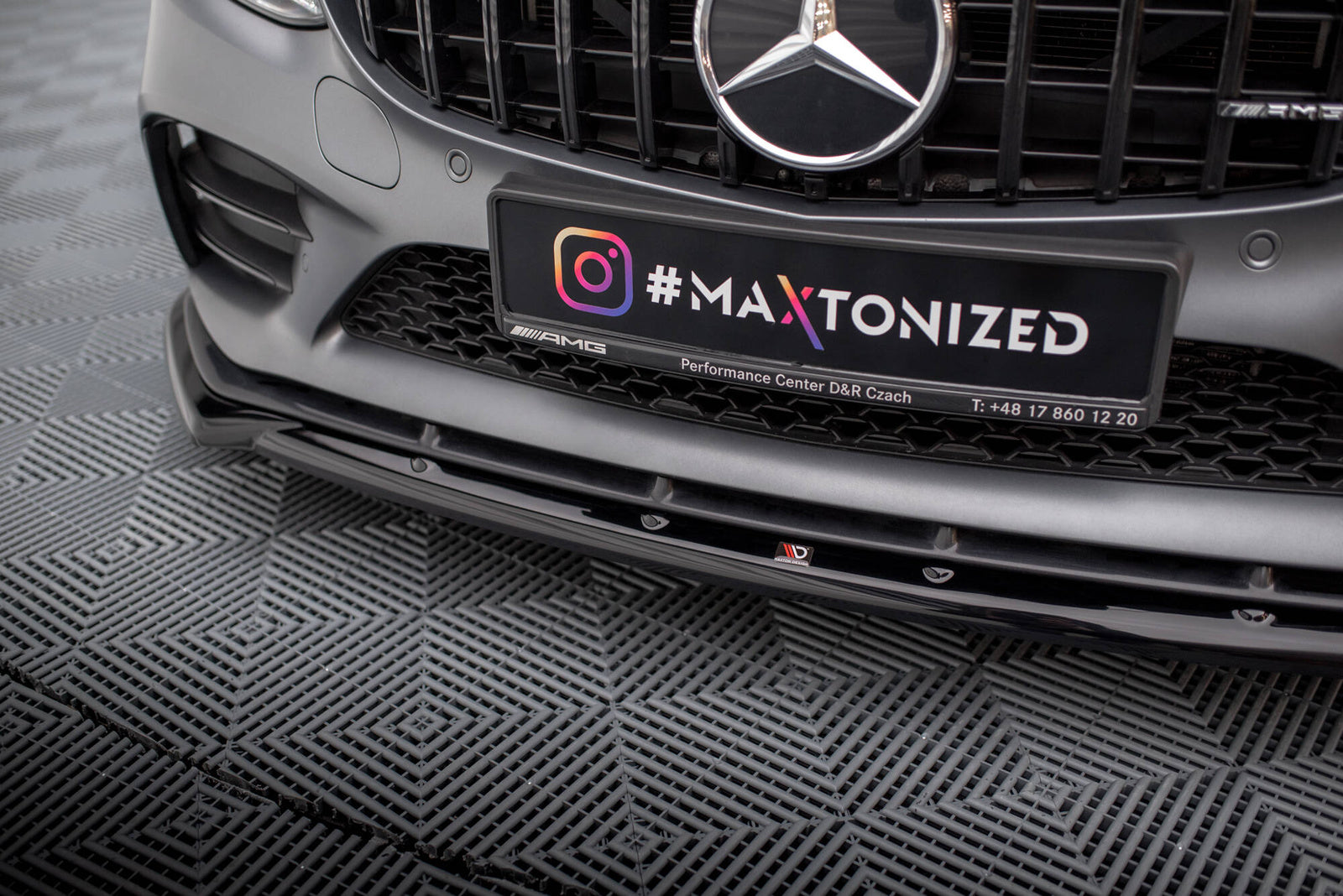 Splitter Przedni V.2 Mercedes C43 AMG W205 Facelift Maxton