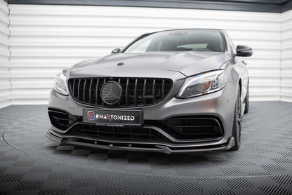 Splitter Przedni V.2 Mercedes C63 AMG W205 Facelift Maxton