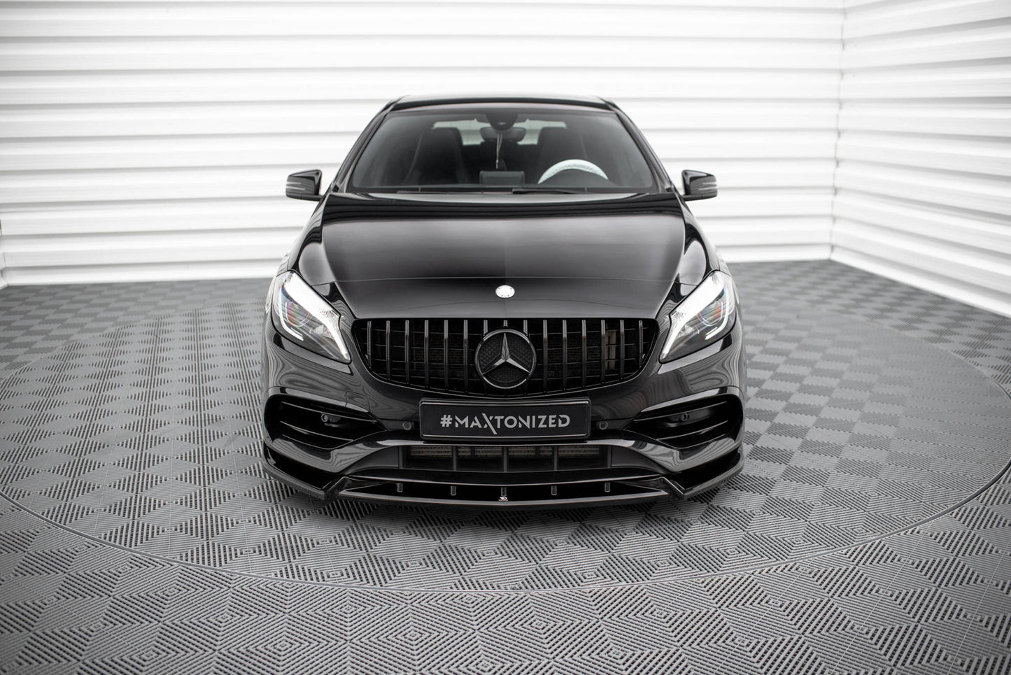 Splitter Przedni Mercedes A W176 AMG-Line Maxton V.2