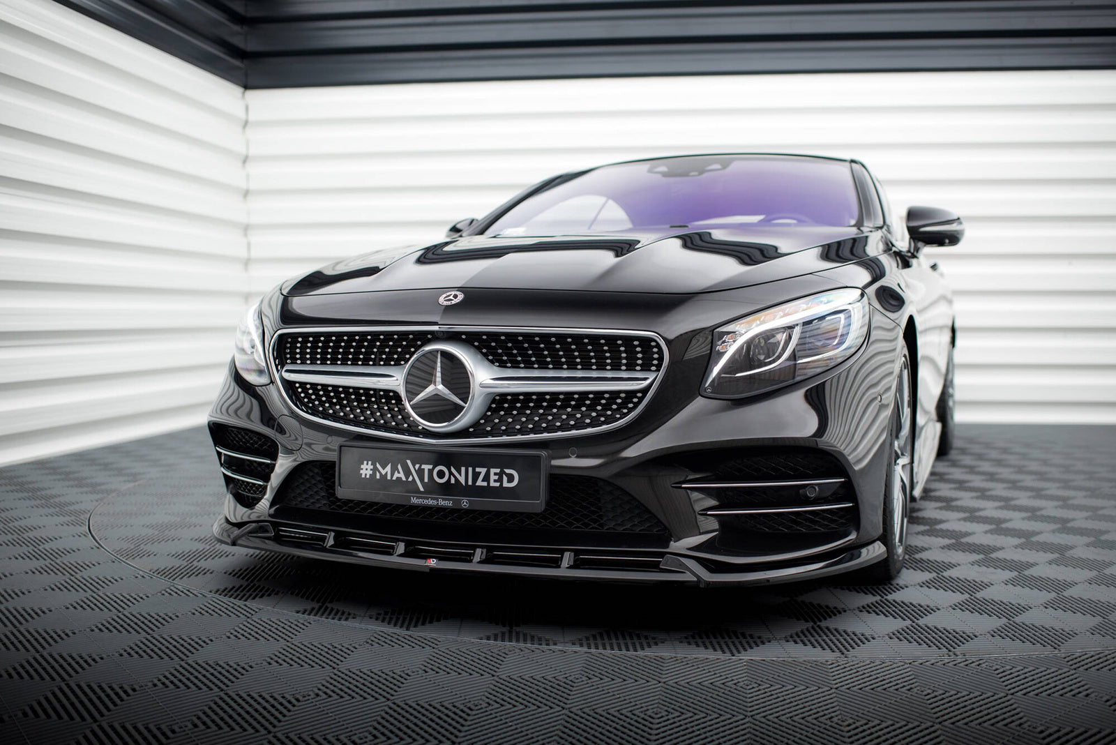 Splitter Przedni Mercedes S Coupe C217 AMG-Line Facelift Maxton