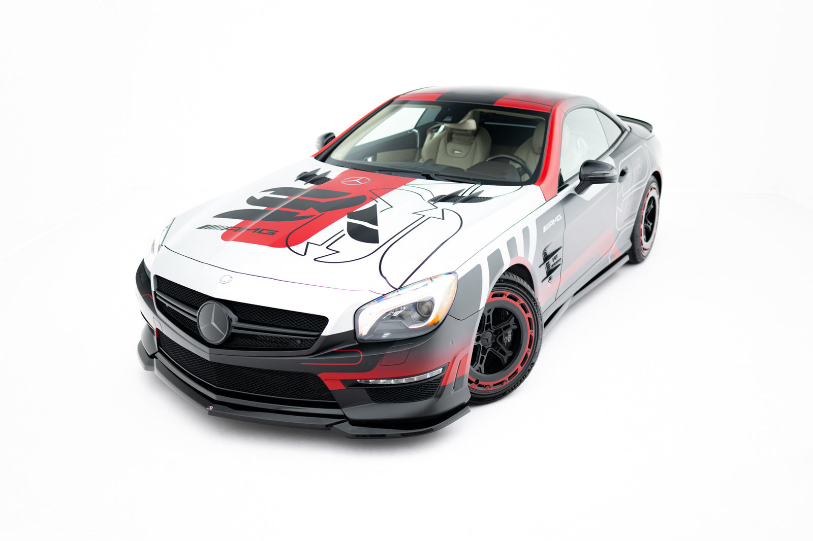 Splitter Przedni V.2 Mercedes SL 63 AMG R231 Maxton