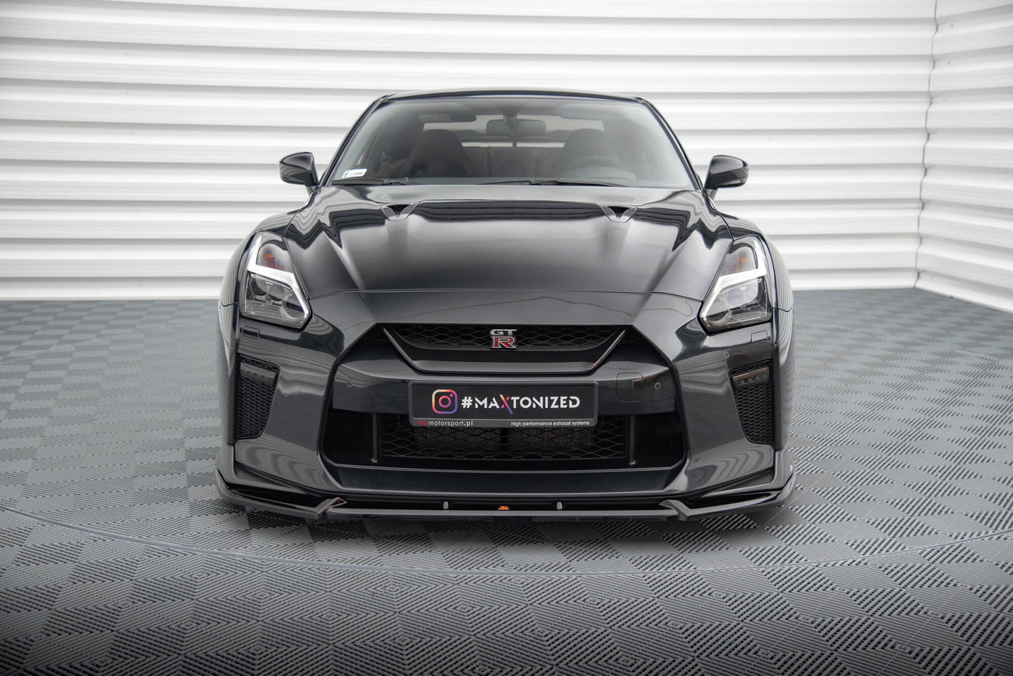 Splitter Przedni V.2 Maxton Nissan GTR R35 Facelift