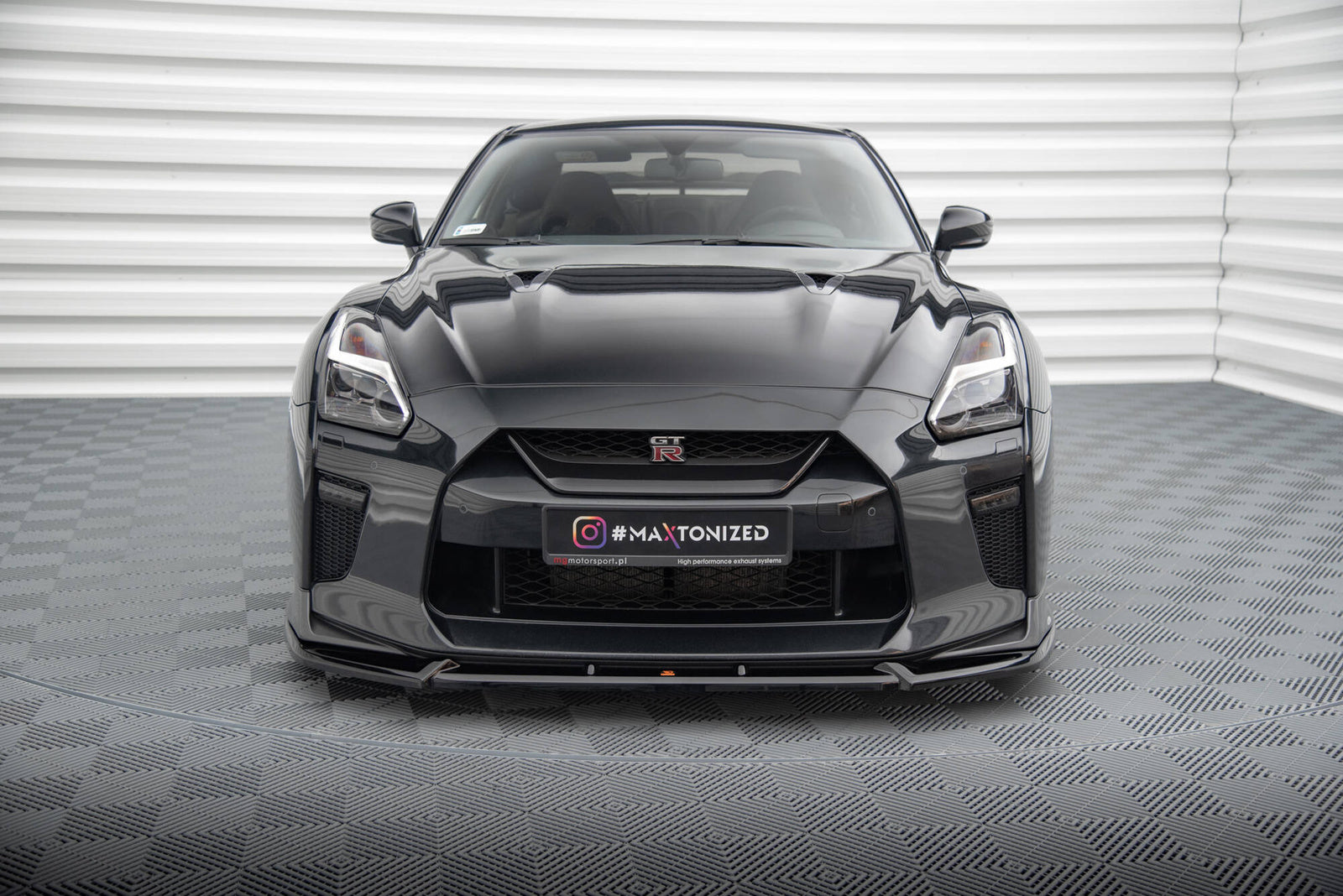 Splitter Przedni V.2 Maxton Nissan GTR R35 Facelift
