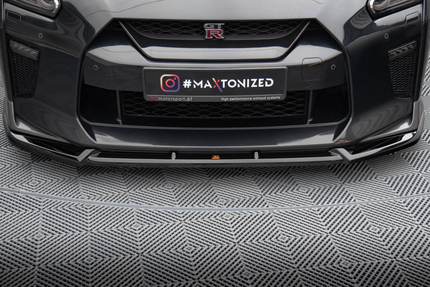 Splitter Przedni V.2 Maxton Nissan GTR R35 Facelift