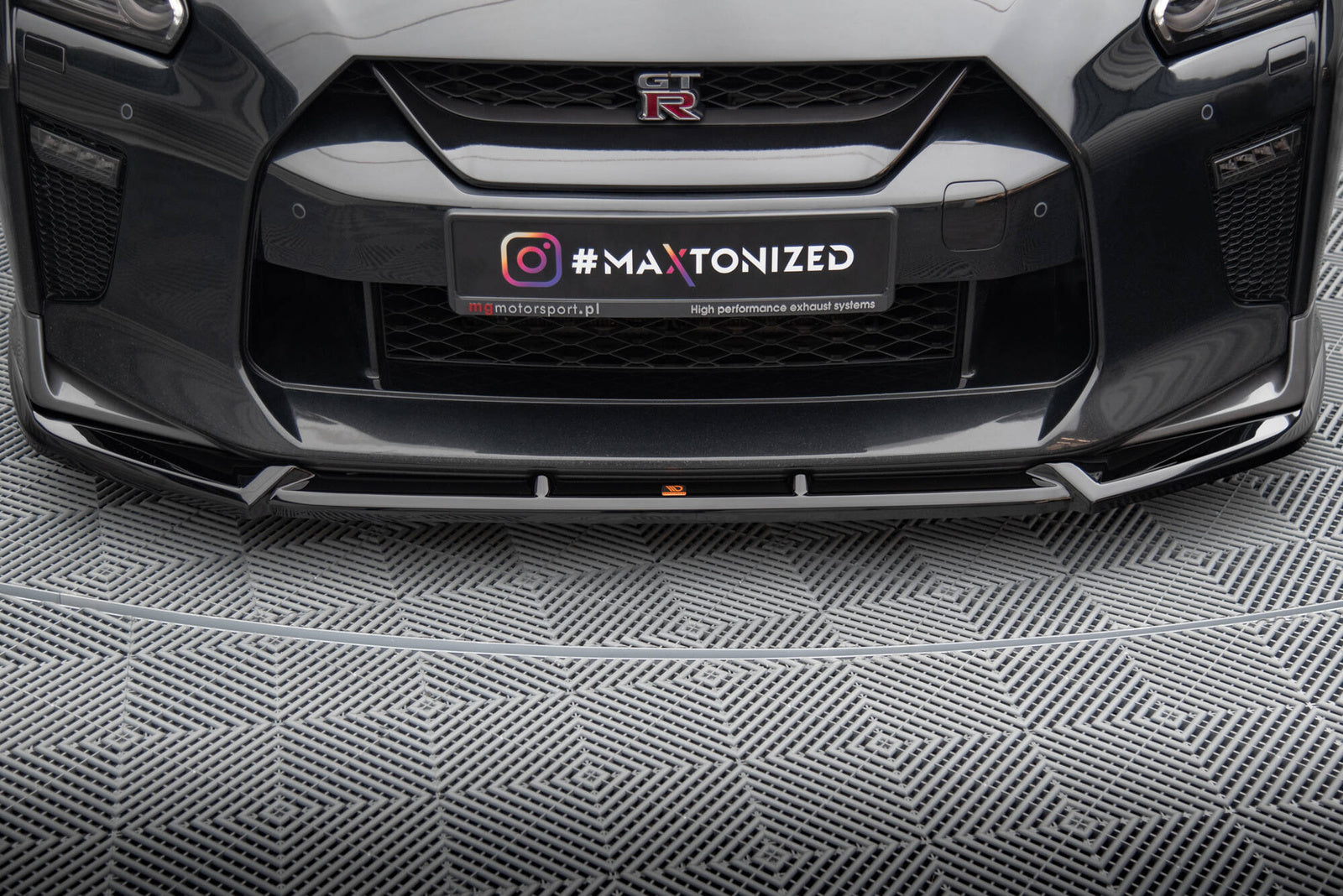 Splitter Przedni V.2 Maxton Nissan GTR R35 Facelift