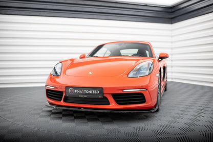 Splitter Przedni V.2 Porsche 718 Cayman 982c Maxton
