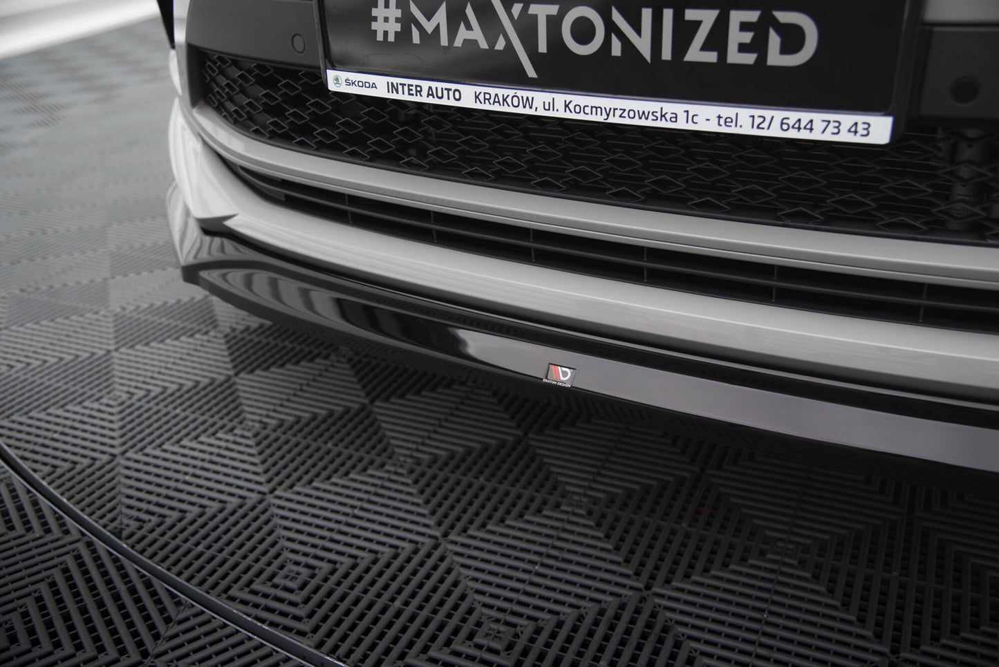 Splitter Przedni V.2 Maxton Skoda Kodiaq RS Facelift