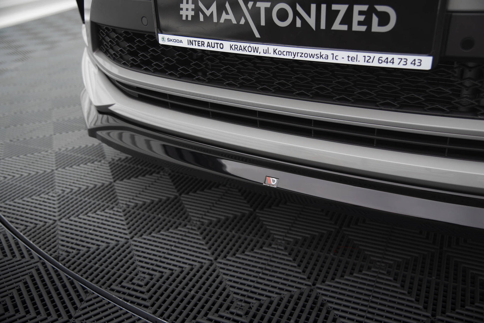 Splitter Przedni V.2 Maxton Skoda Kodiaq RS Facelift