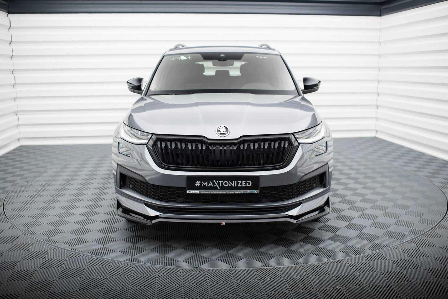 Splitter Przedni V.2 Skoda Kodiaq Sportline Maxton Design