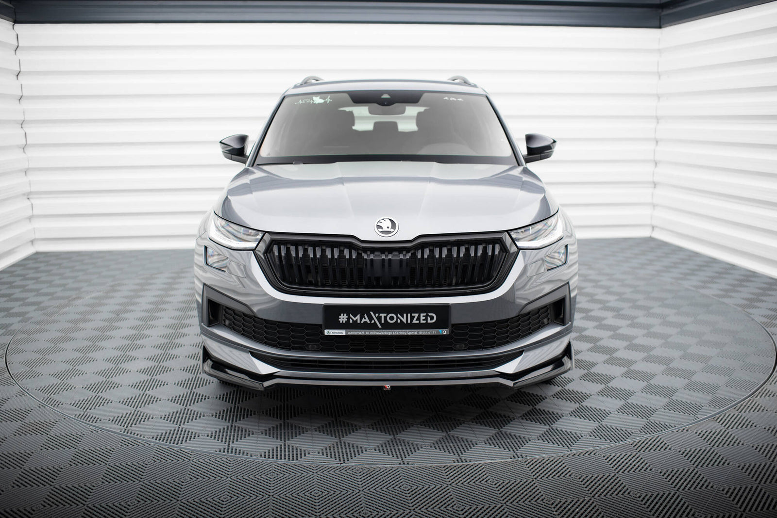 Splitter Przedni V.2 Skoda Kodiaq Sportline Maxton Design