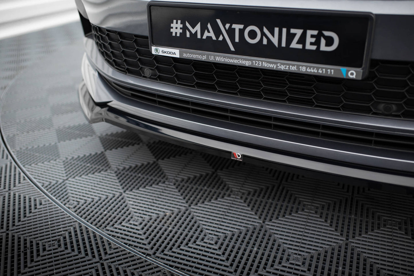 Splitter Przedni V.2 Skoda Kodiaq Sportline Maxton Design