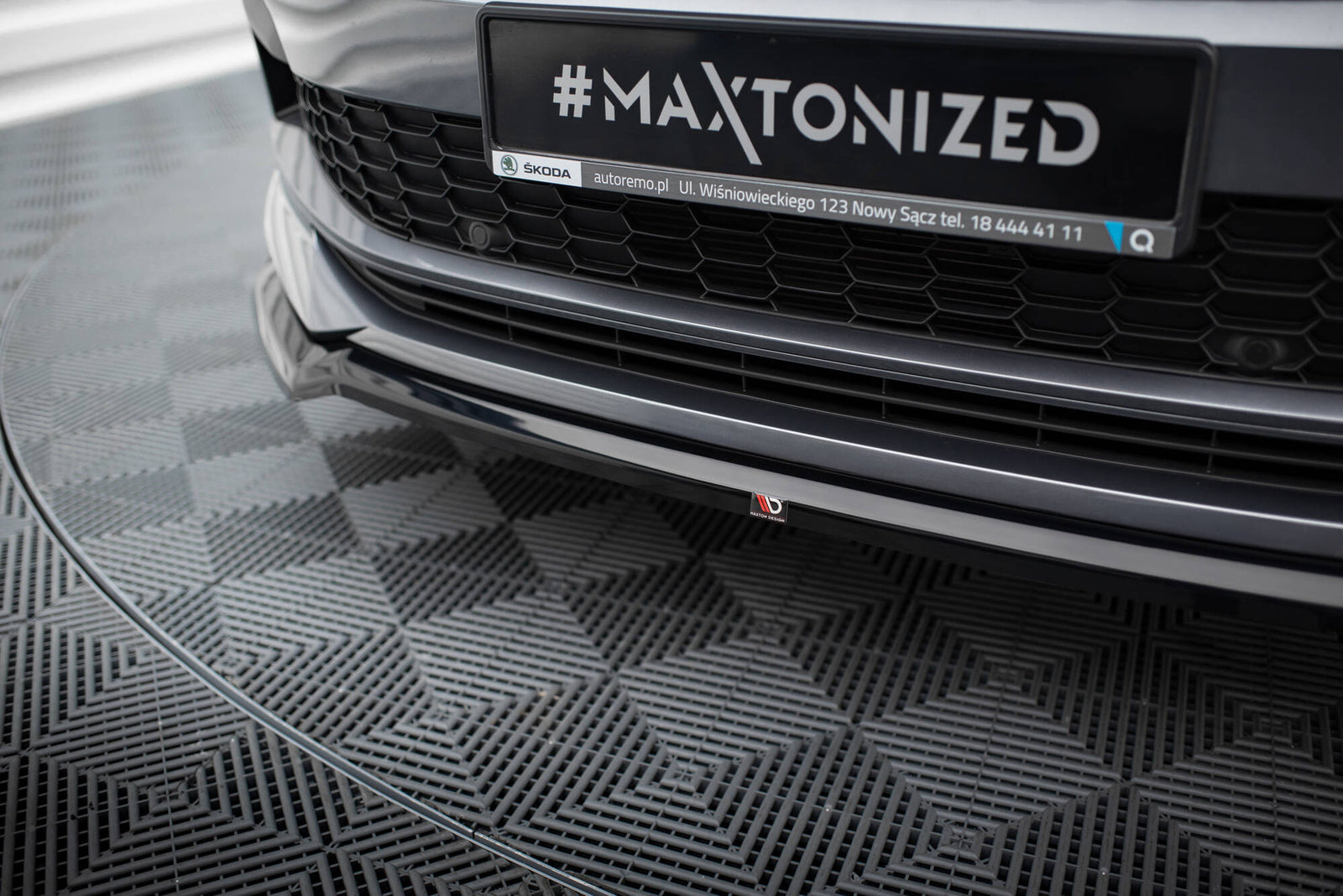 Splitter Przedni V.2 Skoda Kodiaq Sportline Maxton Design
