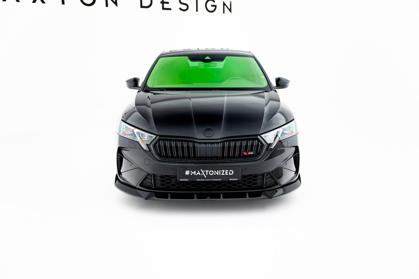 Splitter Przedni Maxton Skoda Octavia RS Mk4 Facelift