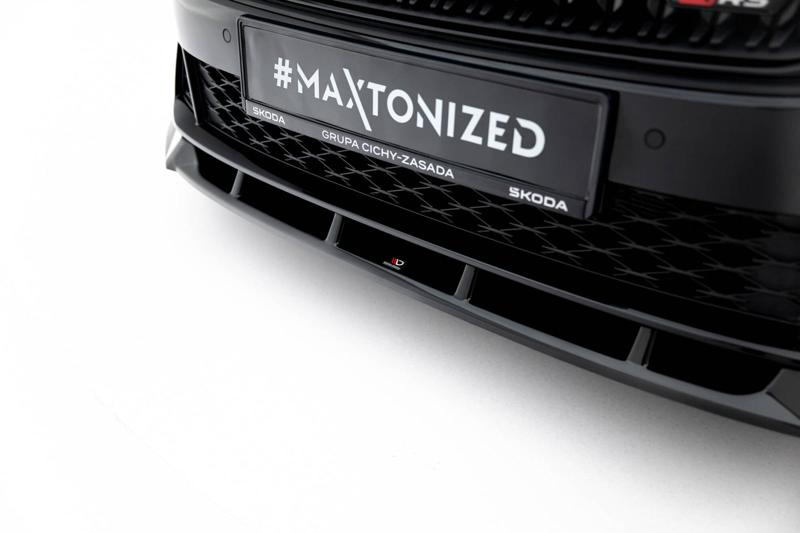 Splitter Przedni Maxton Skoda Octavia RS Mk4 Facelift