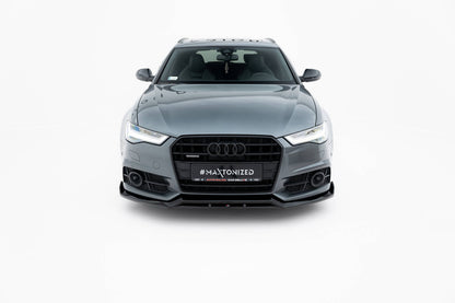 Splitter Przedni V.3 Audi A6 C7 Facelift S-Line Maxton