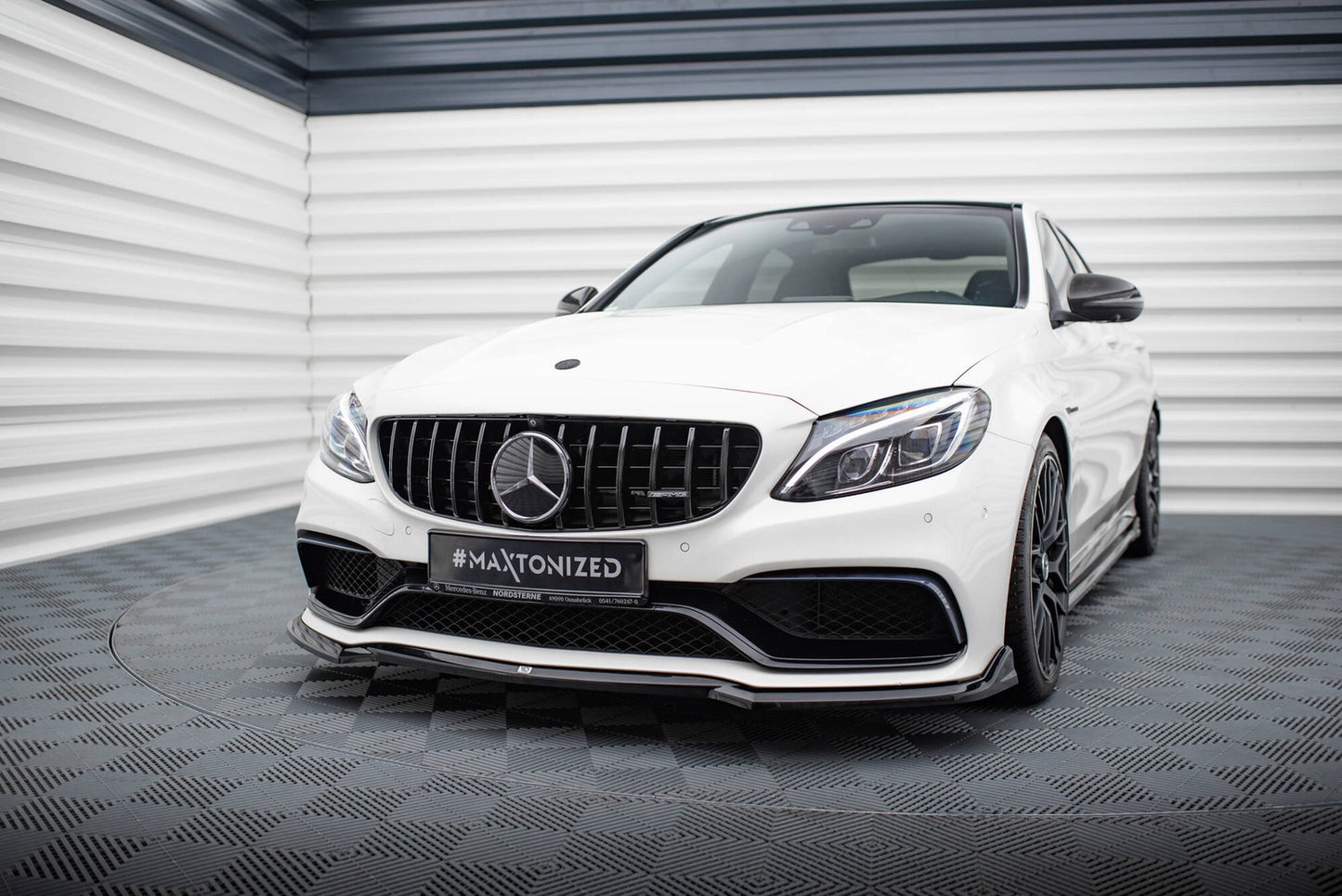 Splitter Przedni Mercedes C63 AMG W205 Maxton V.3